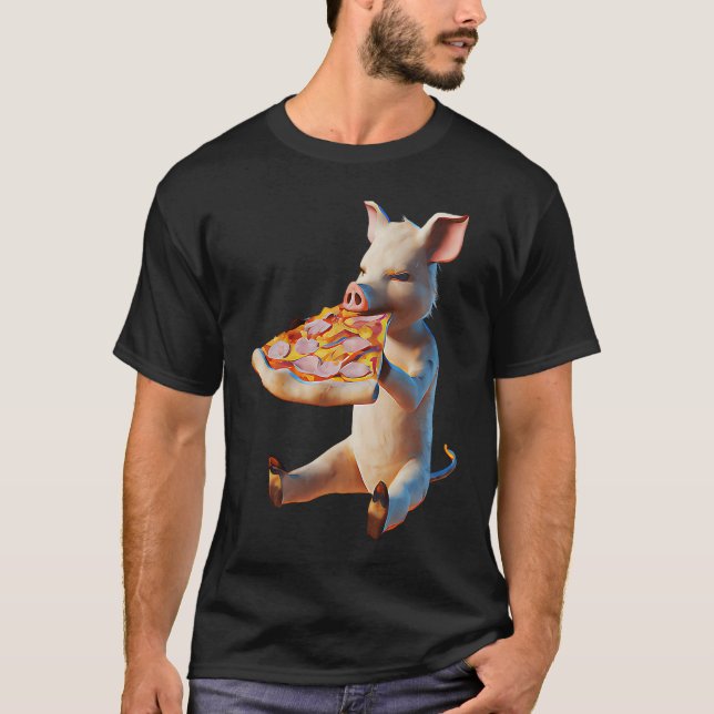 Camiseta Pizza Pig (Frente)