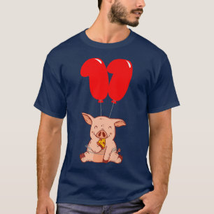 Camiseta Pizza Pig11 Birthdayboys Partido Balão 22554288