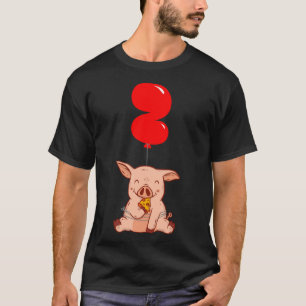 Camiseta Pizza Pig - segundo aniversário - Kids - Partido B