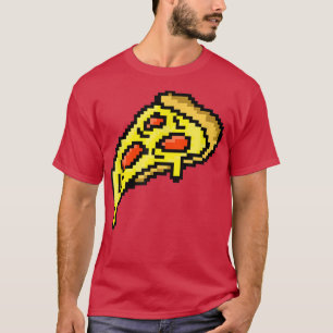 Camiseta Pizza Pixel 8 Bitmap Pixelated Computer Graphic 22