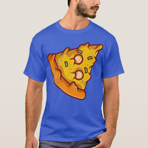 Camiseta Pizza Pizza Pizza Fatia Correspondente Família Bit