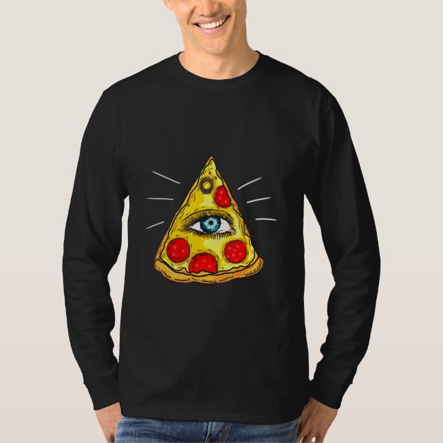 Camiseta Pizza Pizzaaa Pizza Dough Pizza Oven Pizzas Congel (Frente)
