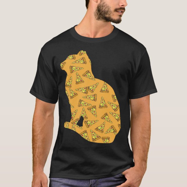 Camiseta Pizza  Pizzaiolo Pizza Cat (Frente)