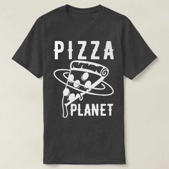 Camiseta Pizza Planet Comida Pizza Planeta (Frente do Design)