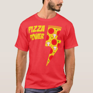 Camiseta Pizza Power Comida Lover Comida Italiana Engraçado