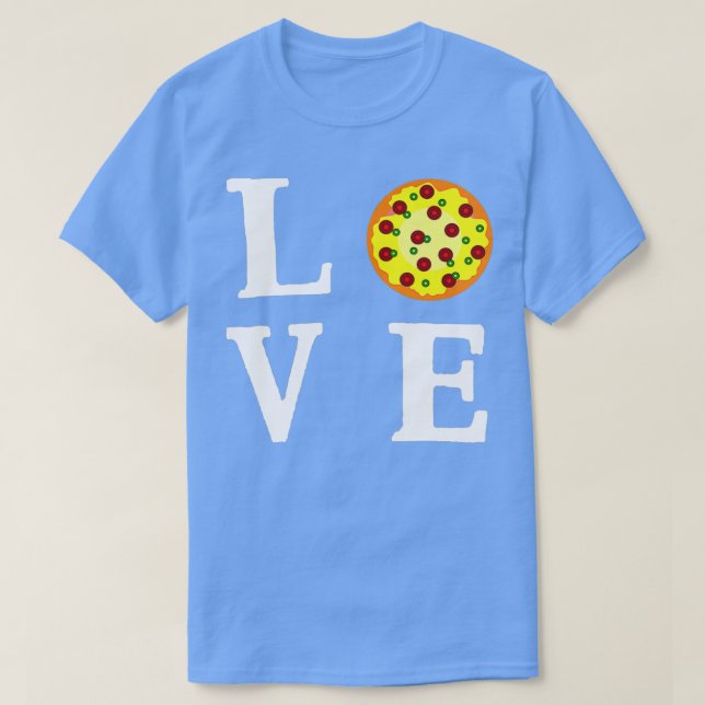 Camiseta Pizza presentes Foodies Love Pizza Comida (Frente do Design)