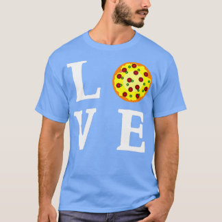 Camiseta Pizza presentes Foodies Love Pizza Comida