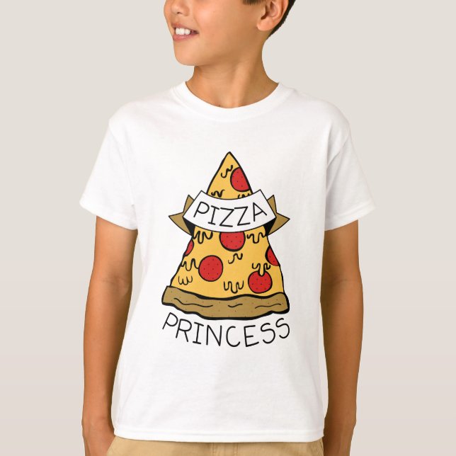 Camiseta Pizza Princess (Frente)
