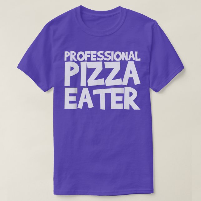 Camiseta Pizza Profissional Comida 4822 (Frente do Design)