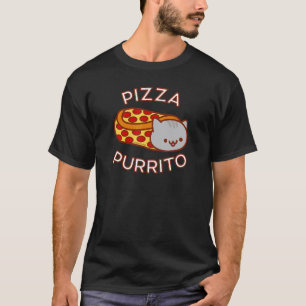 Camiseta Pizza Purrito Gato