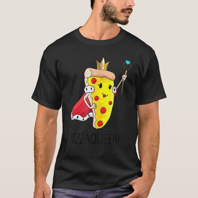 Camiseta Pizza Queen Tee Pepperoni Pizza Queen (Frente)