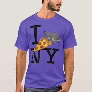 Camiseta Pizza Rat, adoro Nova York, Pizza, Irônico