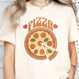 Camiseta Pizza Retro, Pizza Lover, Pizza Tee Engraçado
