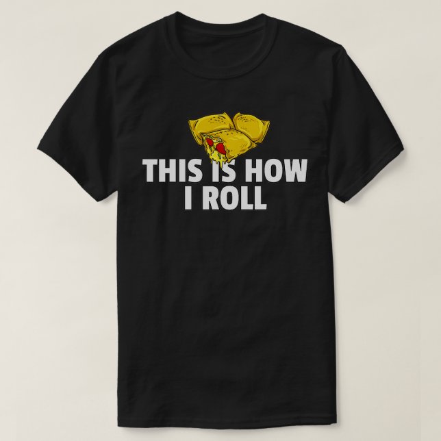 Camiseta Pizza Rolls Gift Funny Cheese Snack  (Frente do Design)
