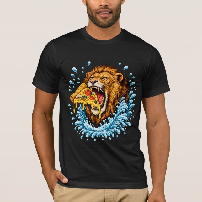 Camiseta Pizza Rugido (Frente)