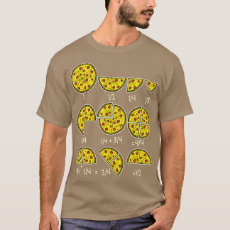 Camiseta Pizza Salami Queijo Matemático Rápido Teac