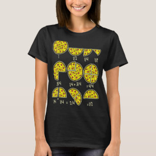Camiseta Pizza Salami Queijo Matemático Rápido Teac