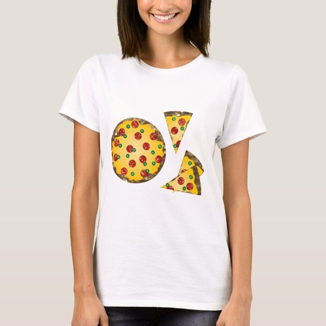 Camiseta pizza sequencial (Frente)