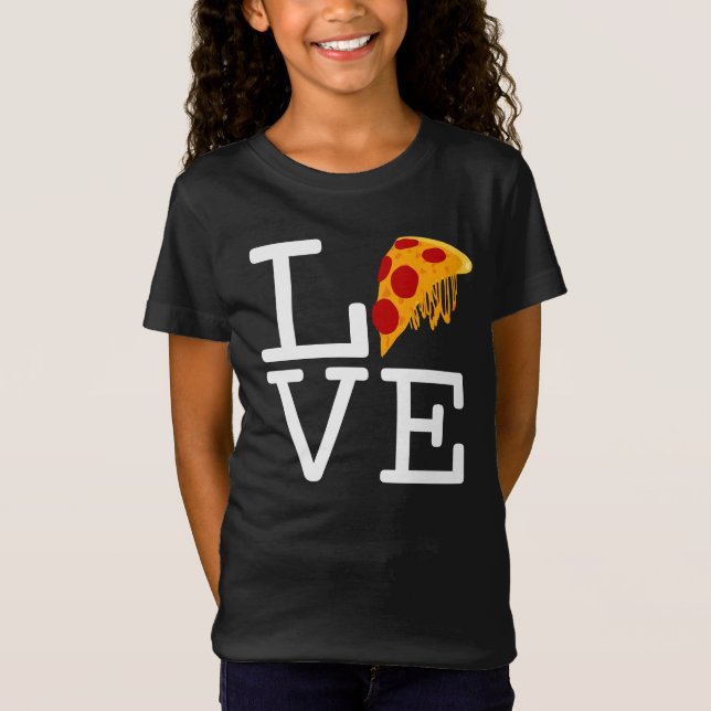 Camiseta Pizza Slice Love (Frente)