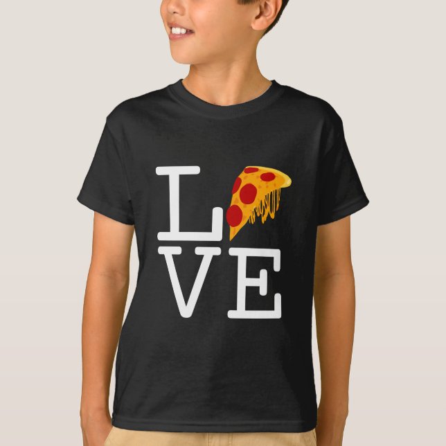 Camiseta Pizza Slice Love (Frente)