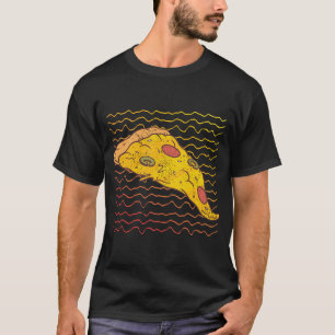 Camiseta Pizza Slice Pizzaholic Italiano Fast Comida Lover
