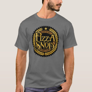 Camiseta Pizza Snob - amante de pizza engraçado