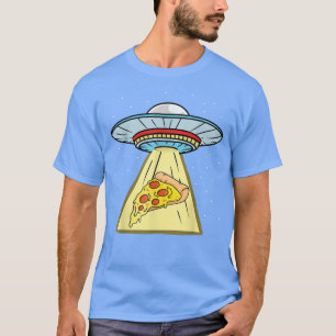 Camiseta Pizza Ufo Abdução Pizza Lover T-Shirt