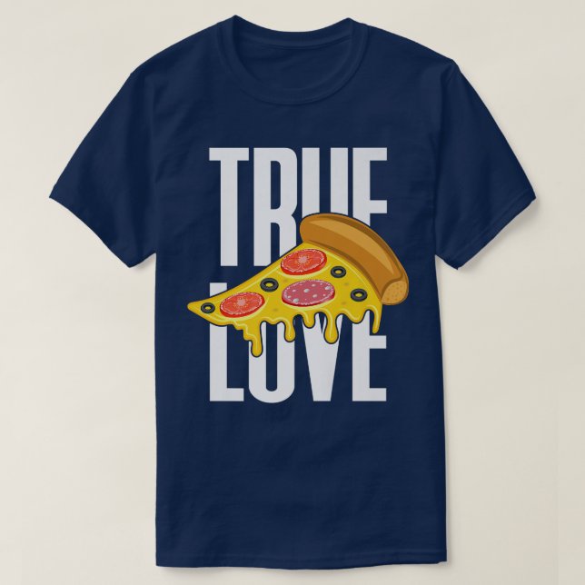 Camiseta Pizza verdadeiro amor (Frente do Design)