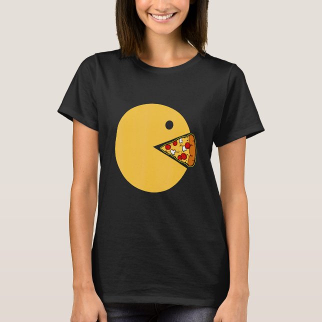 Camiseta Pizza Videos games Pie Chart Pepperoni Che (Frente)