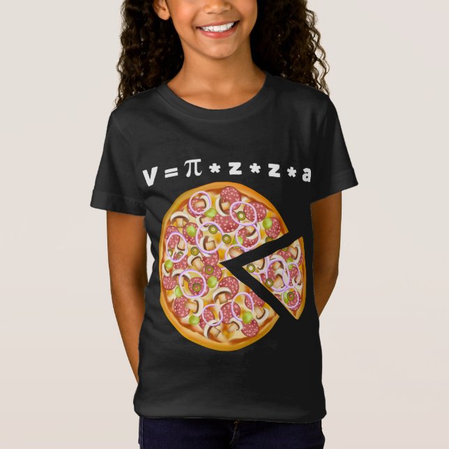 Camiseta Pizza Volume Equação Math Lover (Frente)