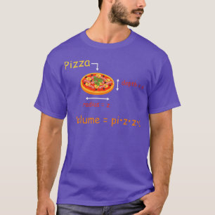 Camiseta Pizza Volume Matemática Estudante Matemática Mat