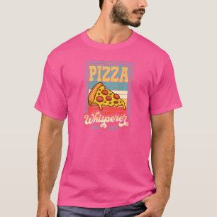 Camiseta Pizza Whisperer Estilo Retro Antigo Pepperoni Pizz