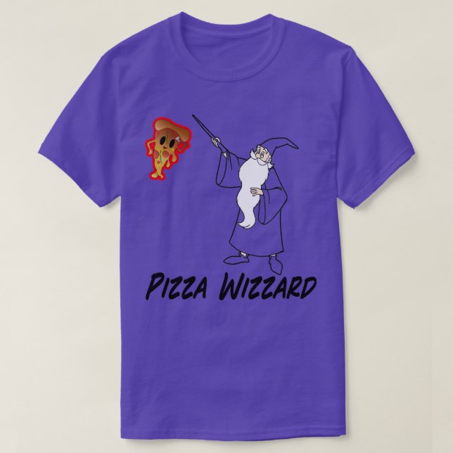 Camiseta Pizza Wizard (Frente do Design)