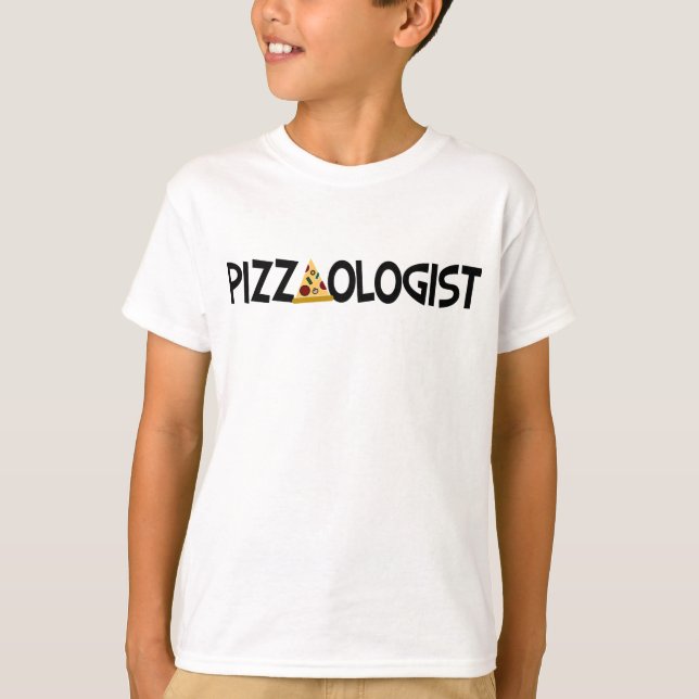 Camiseta Pizzaólogo - Pizza Engraçada       (Frente)