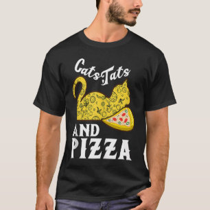 Camiseta Pizzas salame presunto cogumelo tomate Itália verm