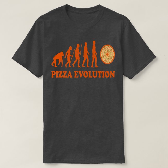 Camiseta Pizzas salami presunto tomate Itália vermelho (Frente do Design)