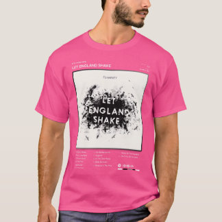 Camiseta Pj Harvey - Deixe A Inglaterra Agitar O Álbum Trac