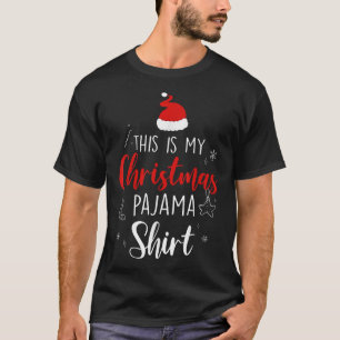 Camiseta Pj Pajama Homens Mulheres Pjs Para A Família