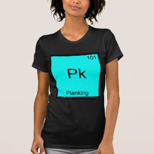 Camiseta Pk - Prancha Elemento Engraçado de Química Camiset