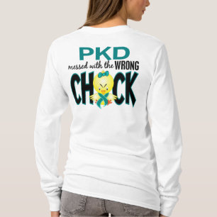 Camiseta PKD sujado com o pintinho errado