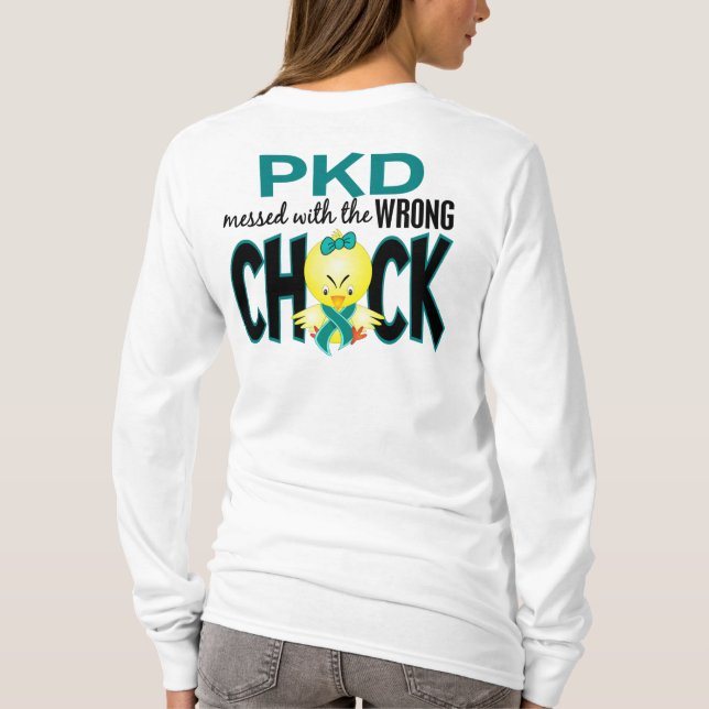 Camiseta PKD sujado com o pintinho errado (Verso)