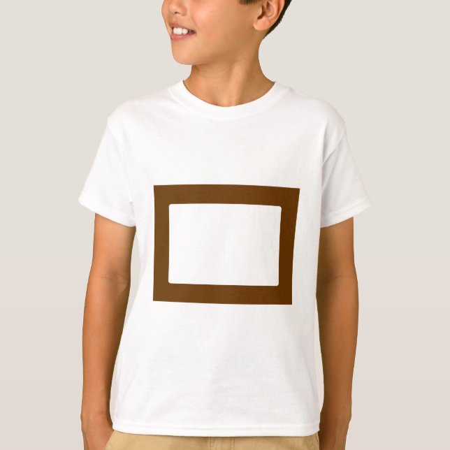 Camiseta Placa 7X5 com Dentro arredondado Conors Transp Bro (Frente)