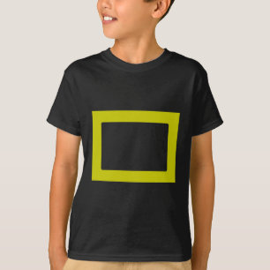 Camiseta Placa 7X5 com Dentro redondo Conors Transp Dourado