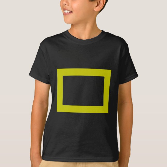 Camiseta Placa 7X5 com Dentro redondo Conors Transp Dourado (Frente)