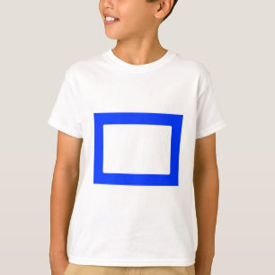 Camiseta Placa 7X5 com Dentro redondo contém azul transp