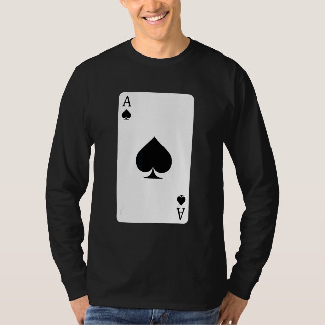 Camiseta Placa Ace Do Ace Do Spades Play (Frente)