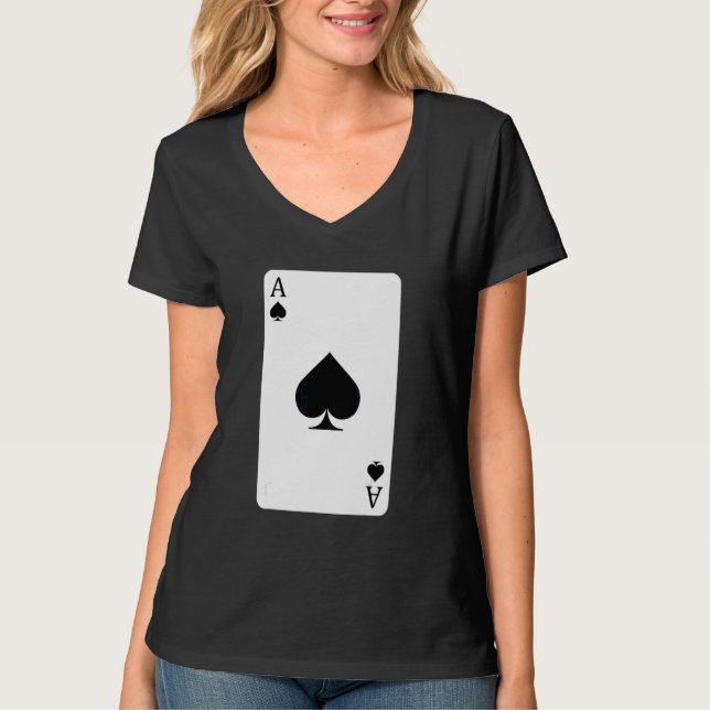 Camiseta Placa Ace Do Ace Do Spades Play (Frente)