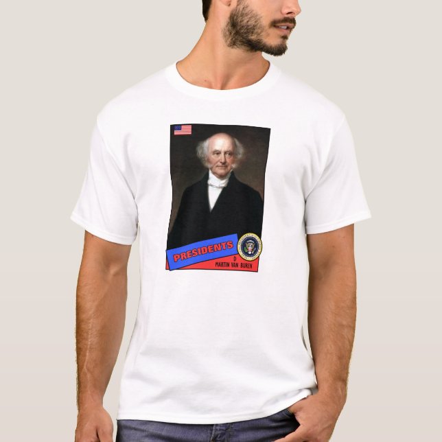 Camiseta Placa Baseball Martin Van Buren (Frente)