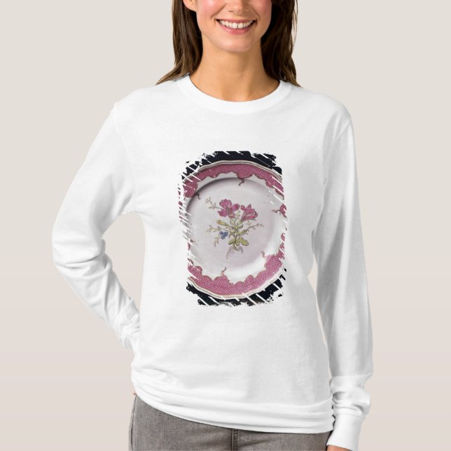 Camiseta Placa com design botânico (Frente)