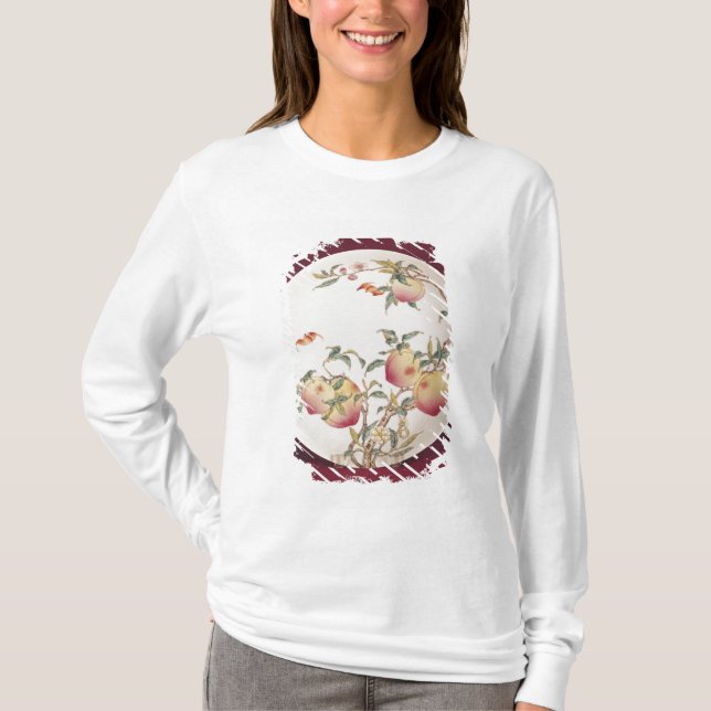 Camiseta Placa cor-de-rosa de Famille decorada (Frente)